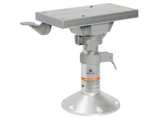 Pedestal Pie Aluminio Anodizado deslizante para Asiento