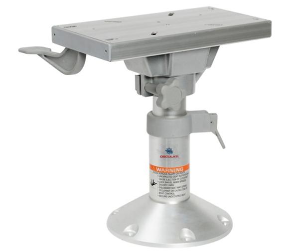 Pedestal Pie Aluminio Anodizado deslizante para Asiento