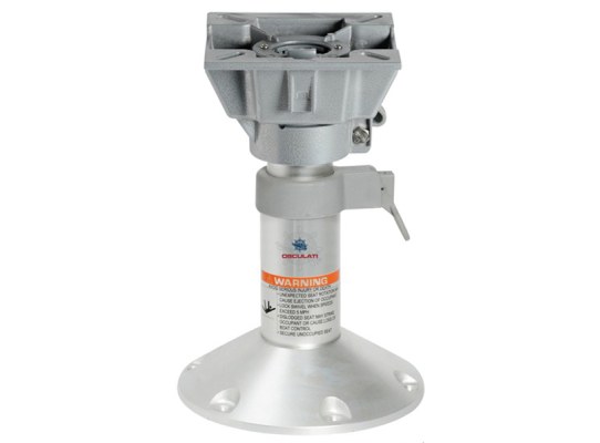 Pedestal Pie Aluminio Anodizado telescopico para Asiento