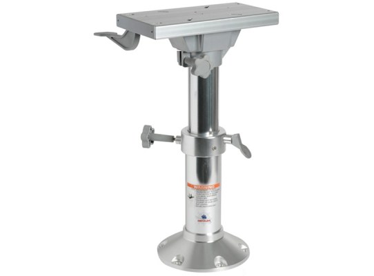 Pedestal Pie Aluminio pulido deslizante para Asiento