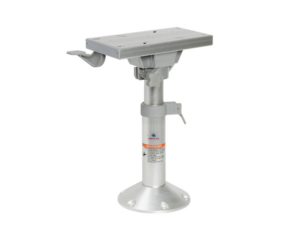 Pedestal Pie Asiento de Aluminio Anodizado
