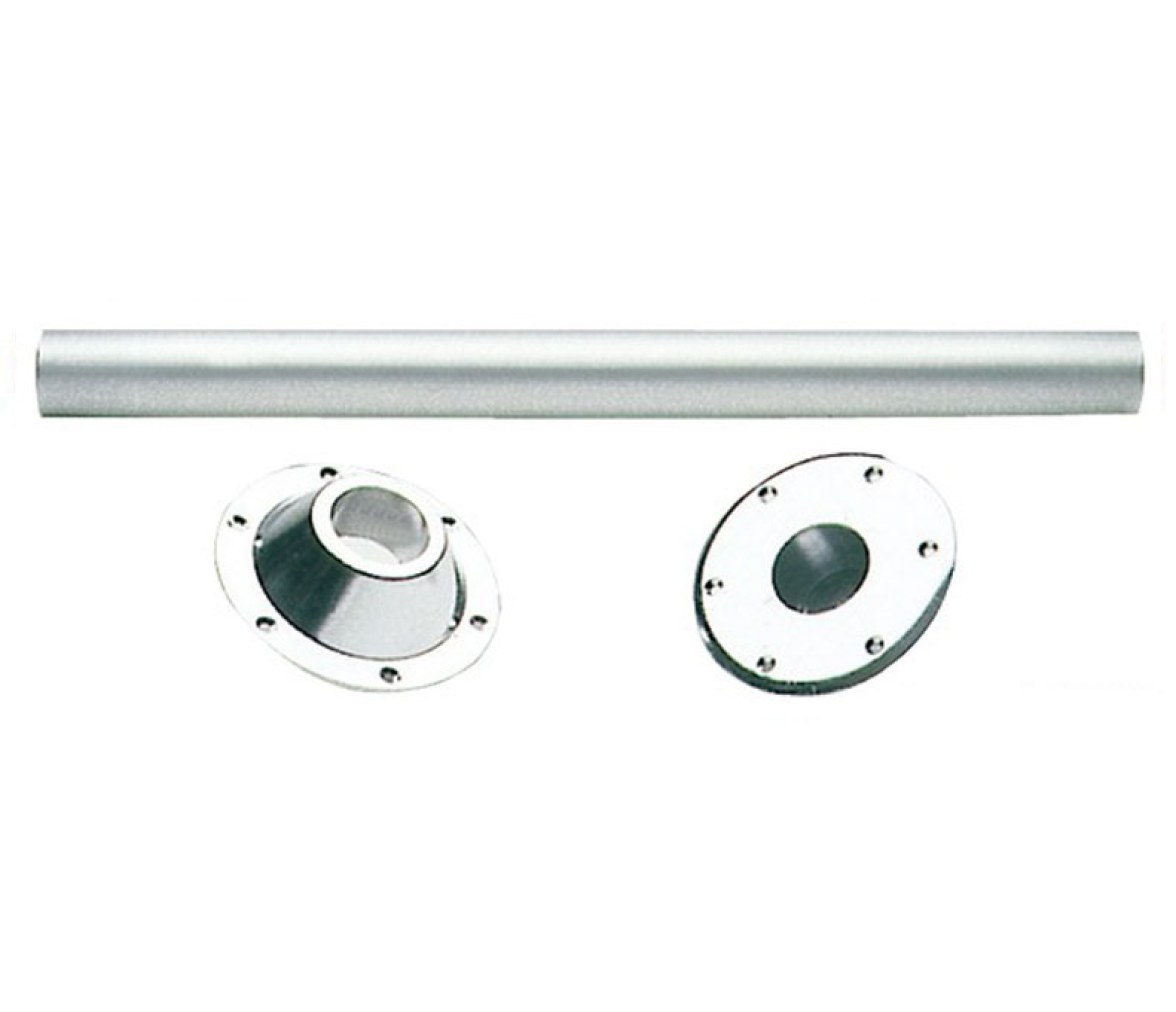 Pedestal de Mesa Aluminio Anodizado 70 cm