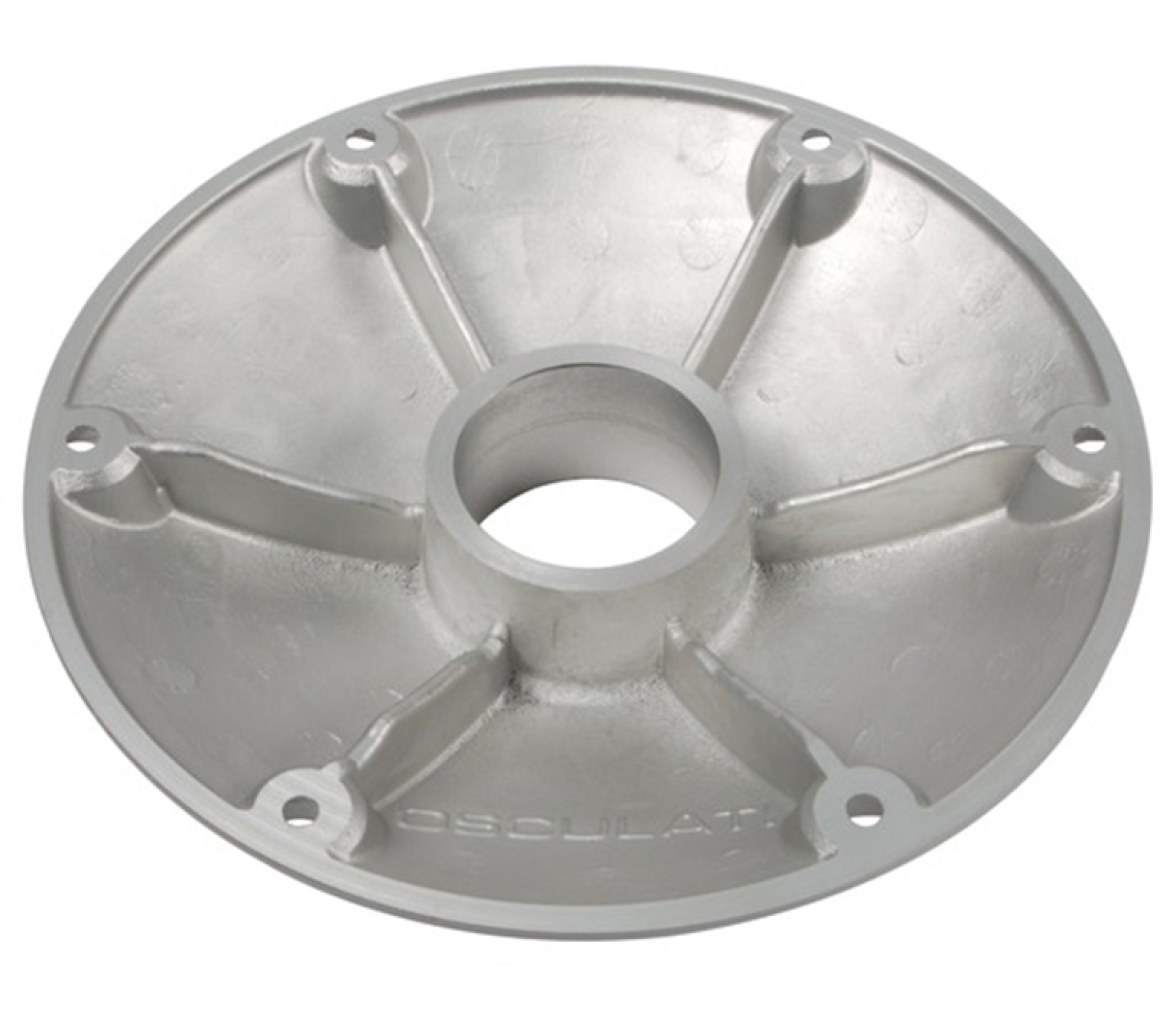 Pedestal de Mesa aluminio base 240 mm