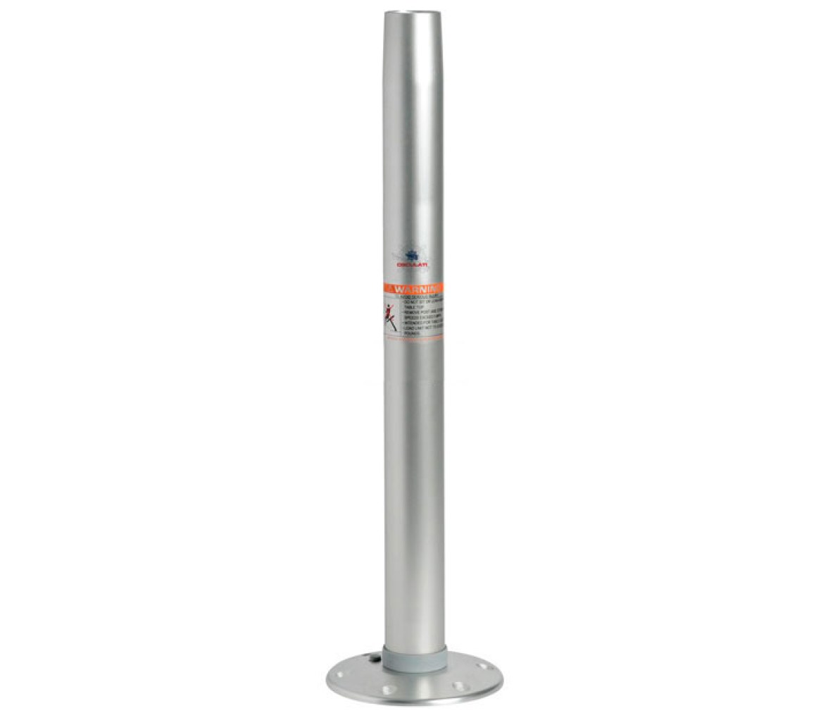 Pedestal de Mesa Fijo Aluminio 685 mm