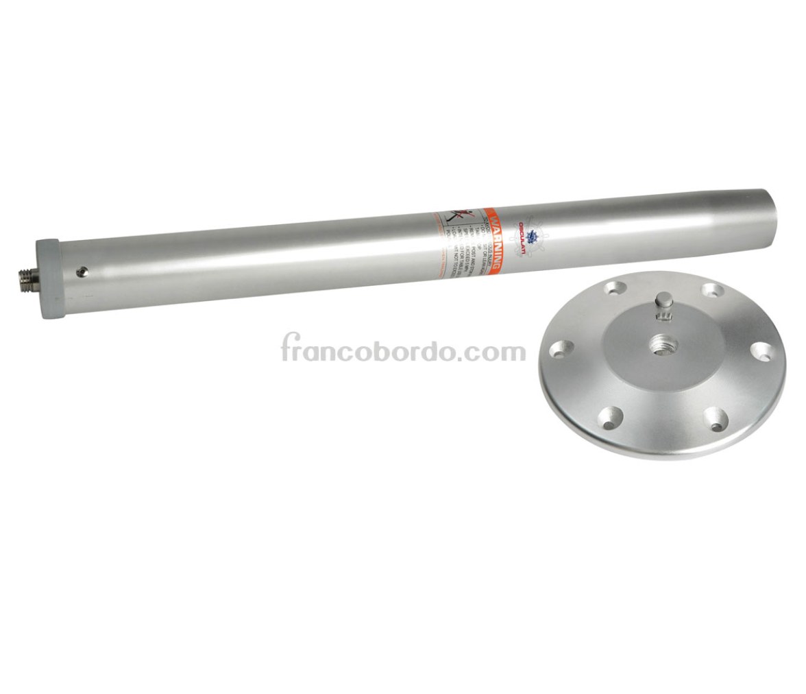 Pedestal de Mesa Fijo Aluminio 685 mm