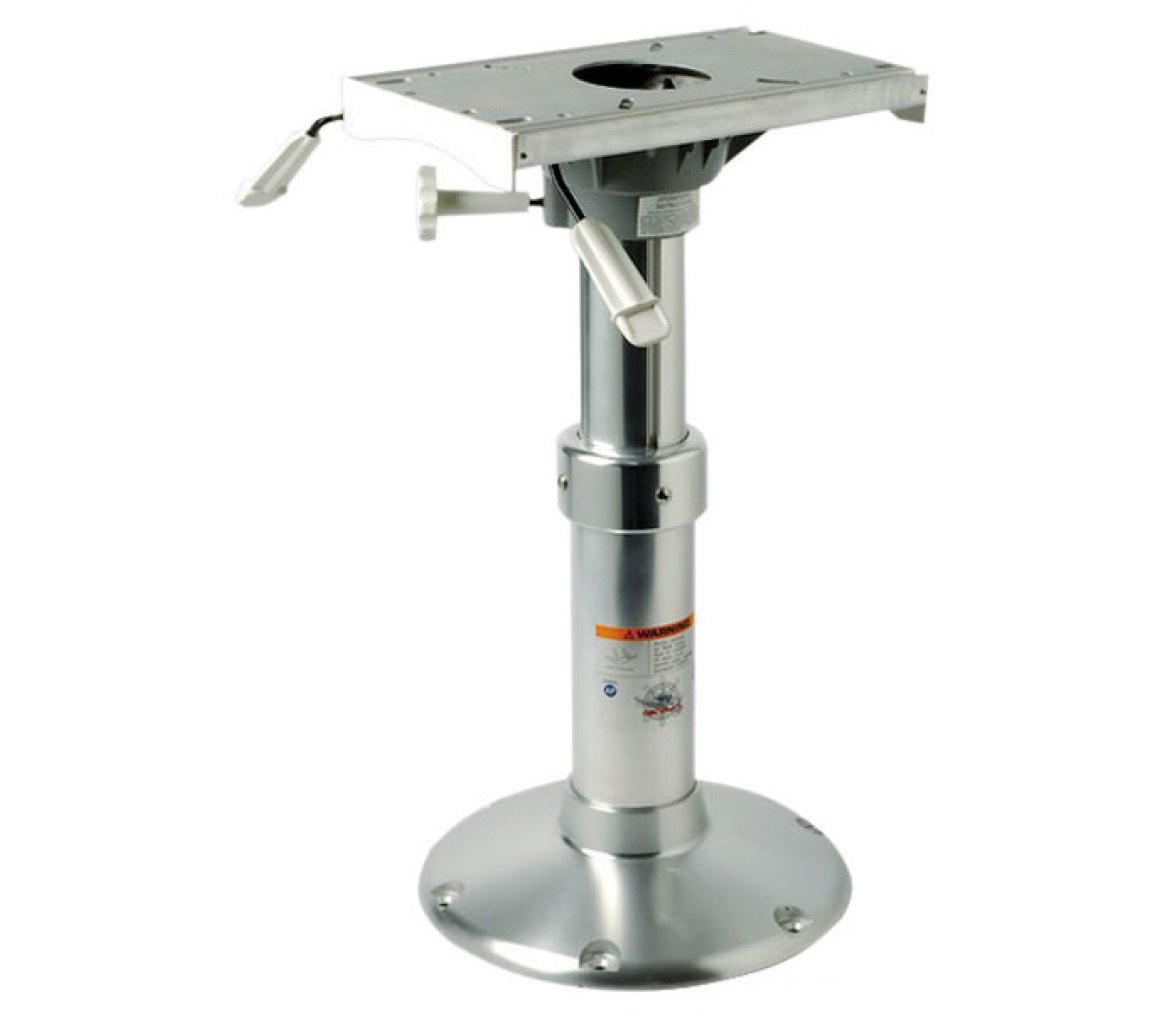 Pedestal Pie Telescopico a Gas Aluminio Anodizado