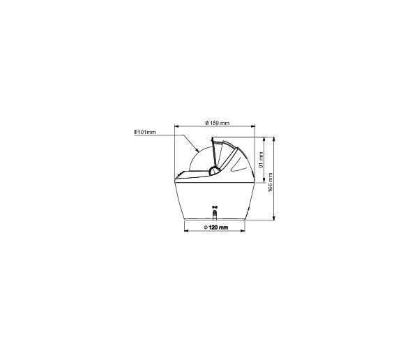 Pedestal Compas Offshore 115 Empotrable Plastimo