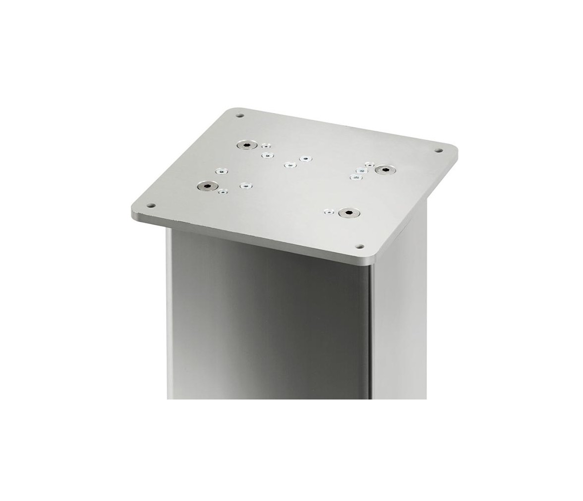 Square-Alu Electrical Table Pedestal