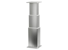 Square-Alu Electrical Table Pedestal