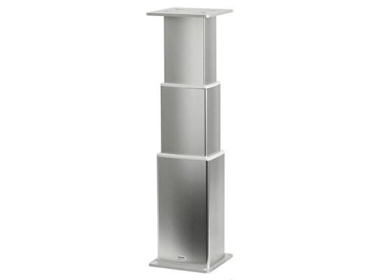 Pedestal Electrico para Mesa Cuadrado Aluminio