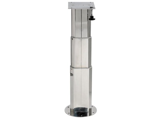 Pedestal para Mesa Telescopico Acero Inox