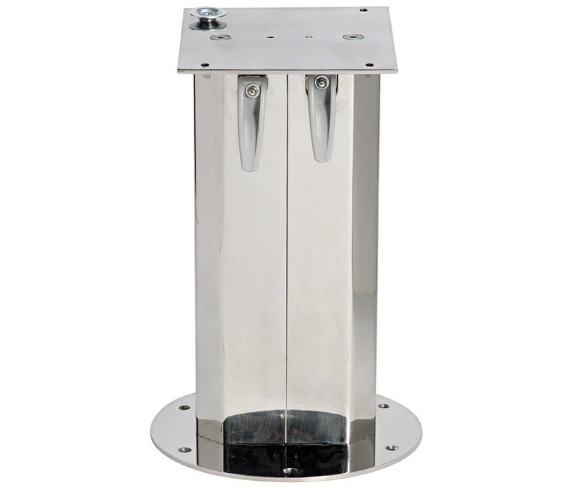Pedestal para Mesa Telescopico Acero Inox