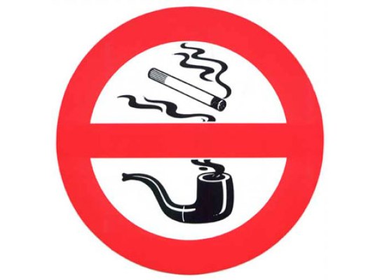"DO NOT SMOKE" SELF-ADHESIVE TREM