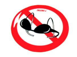 Pegatina Silicona Prohibido Sostenes