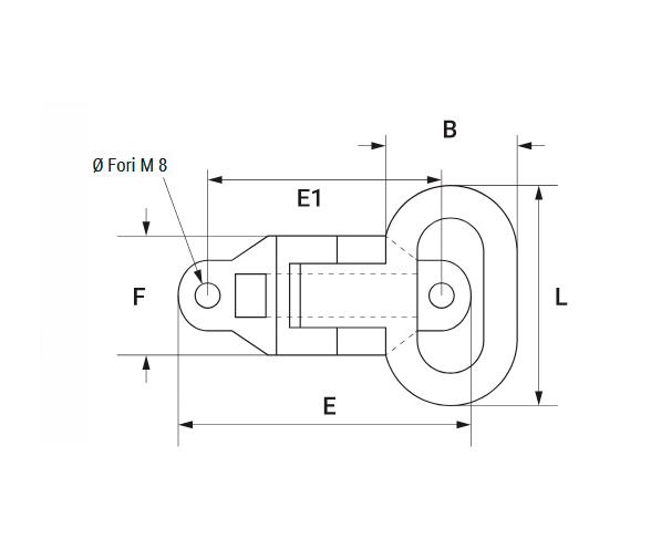 Peldaño para Mastil Plegable Inoxidable 316