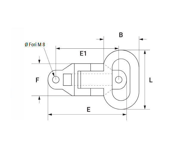 Peldaño para Mastil Plegable Inoxidable 316