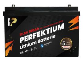 Perfektium PB Batería de Litio LiFePO4 12.8V 100Ah Bluetooth