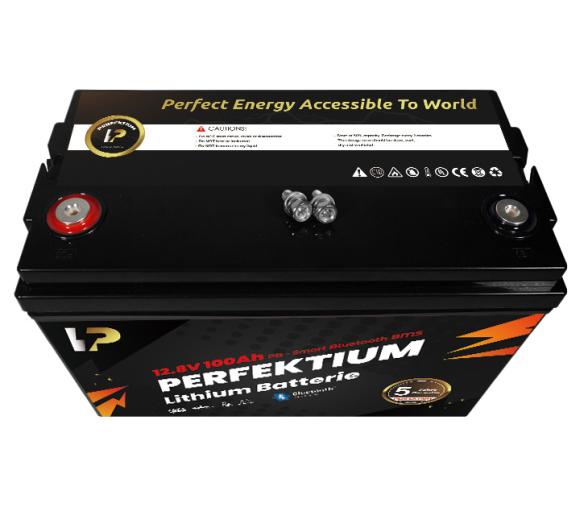 Perfektium PB Batería de Litio LiFePO4 12.8V 100Ah Bluetooth