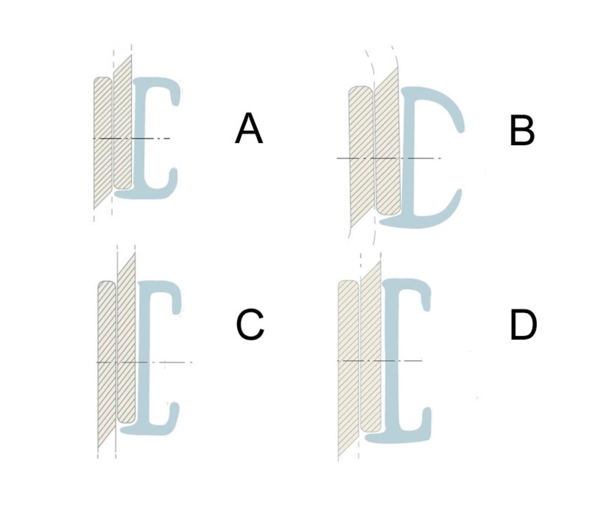 Perfil de PVC para Encajar Cinton Plastico Flexible