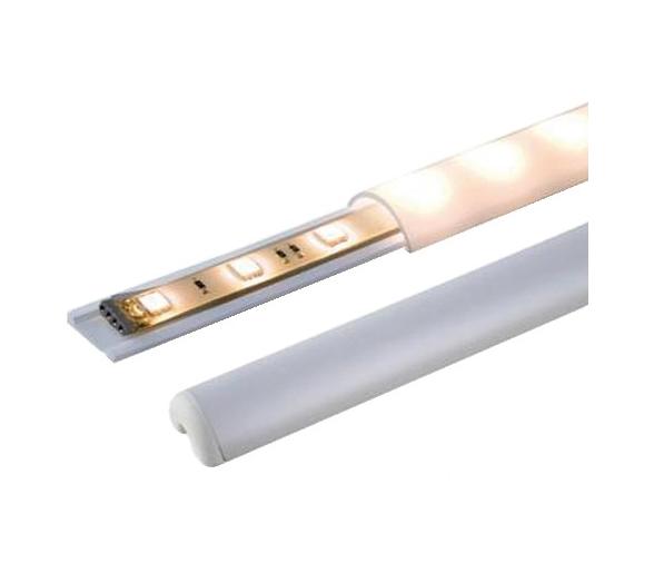 Perfil Plastico Blanco para Incorporar Tiras de LED