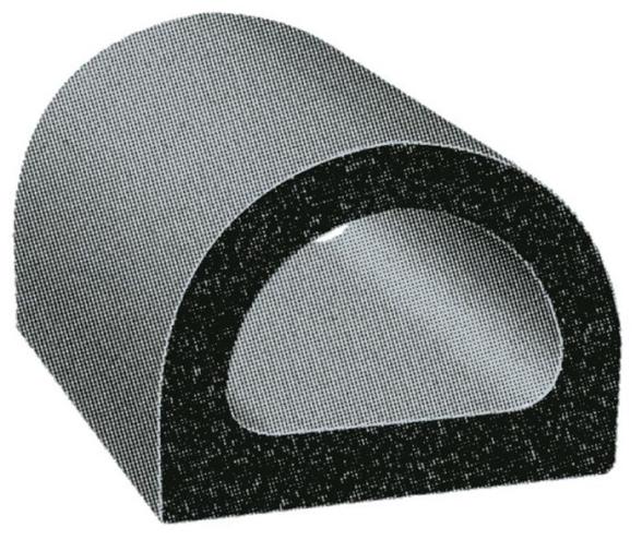 Perfil de Goma Autoadhesiva 25 m