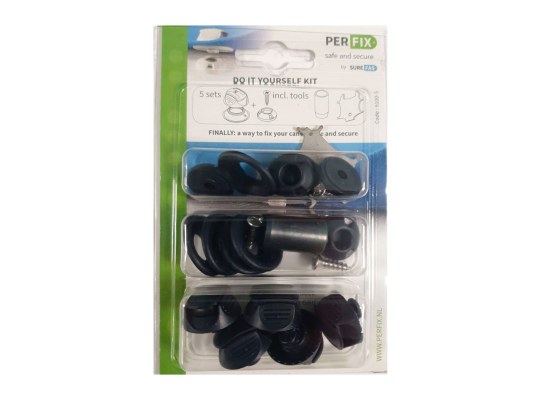 Perfix Kit 5 Broches Completos  Azules