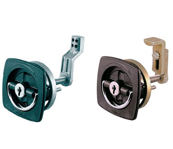 Perko Cierre Tirador con Cerradura Negro