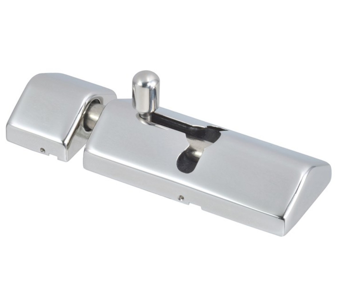 Pestillo deslizante con tapa 67mm, para montaje superficie AIS 316