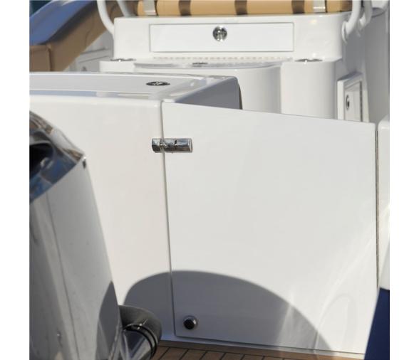 Pestillo deslizante con tapa 67mm, para montaje superficie AIS 316