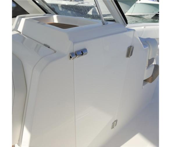 Pestillo deslizante con tapa 67mm, para montaje superficie AIS 316