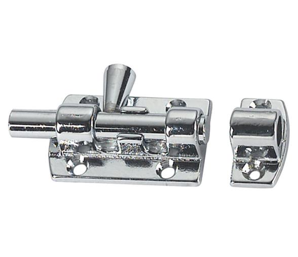 Pestillo Laton Cromado Largo