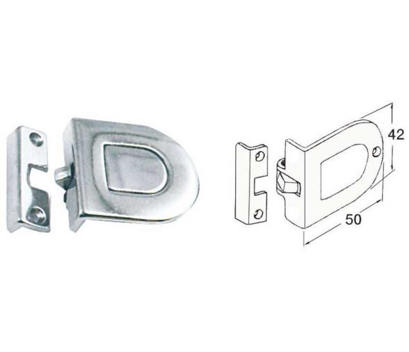 Pestillo con Apertura por Presion