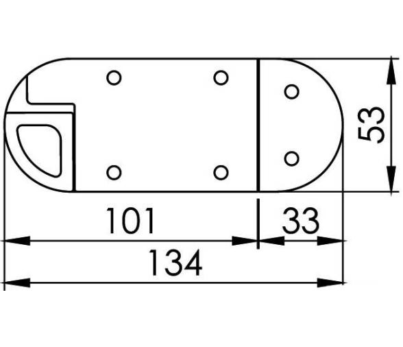Pestillo Sujetapuertas para Escotillas