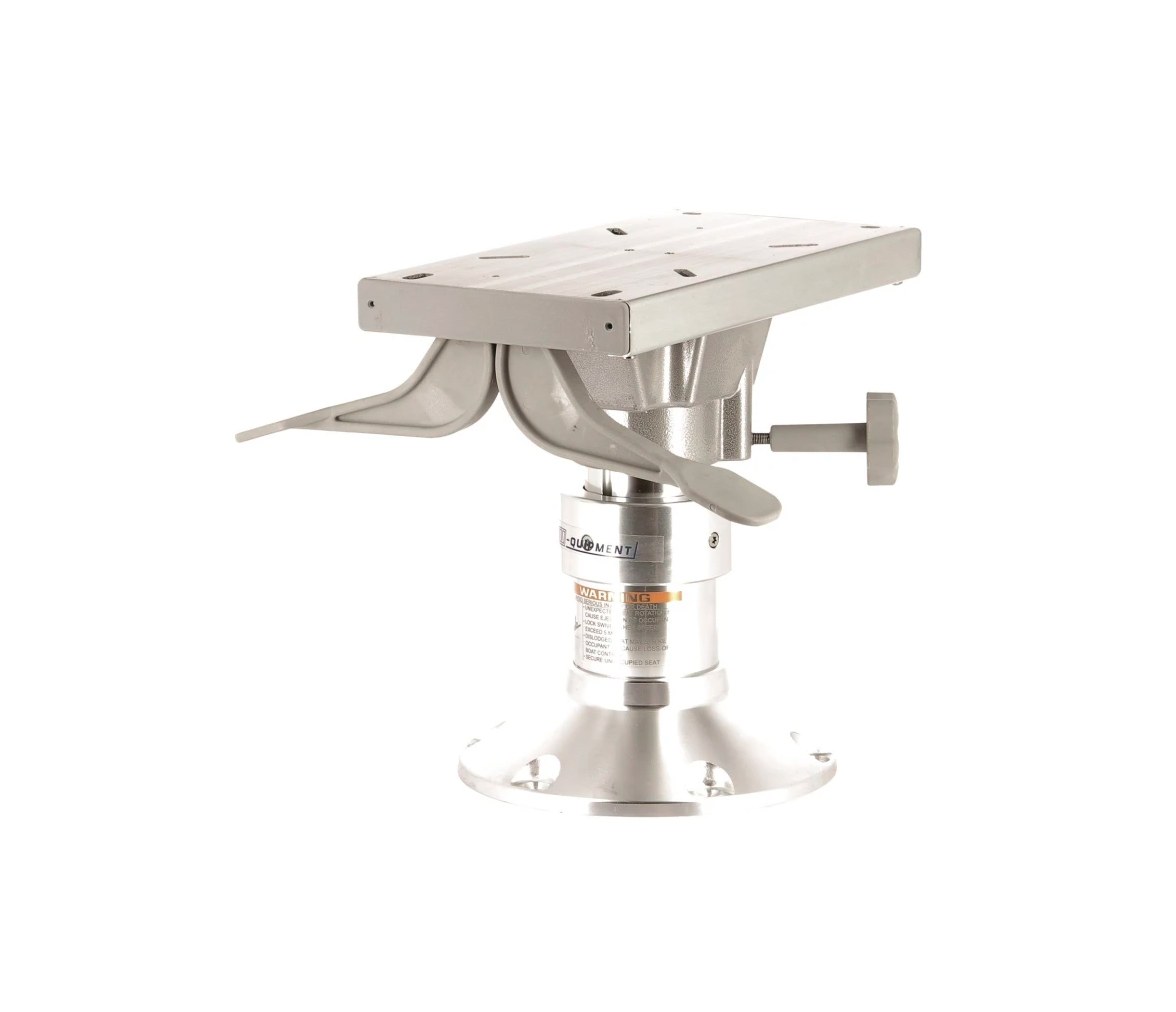 Gas adjustable and sliding seat foot