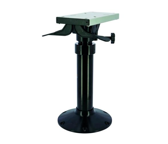 Pie de Asiento Ajustable a Gas y Deslizante Negro