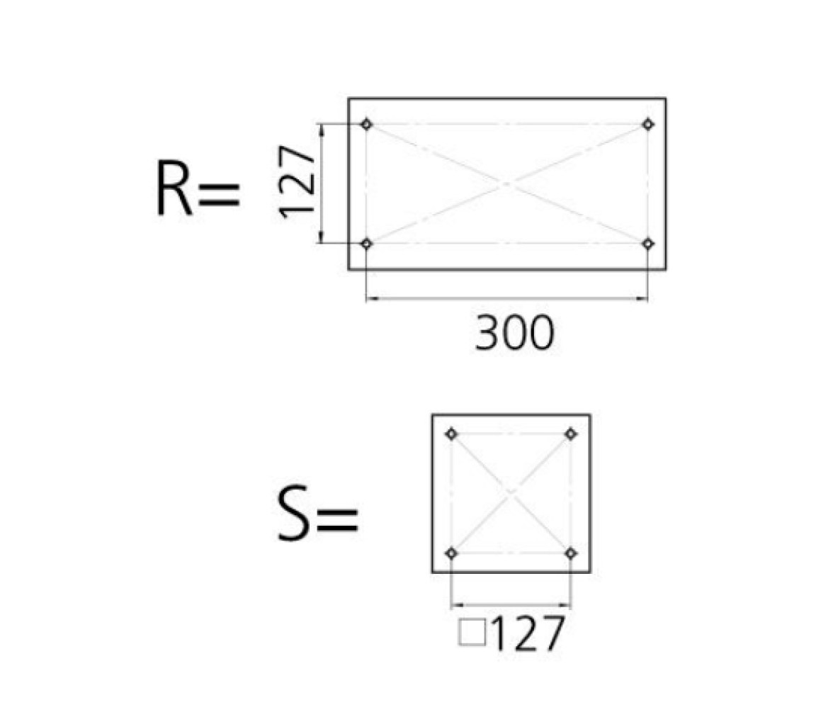 Vetus Pie de asiento forma campana 10"