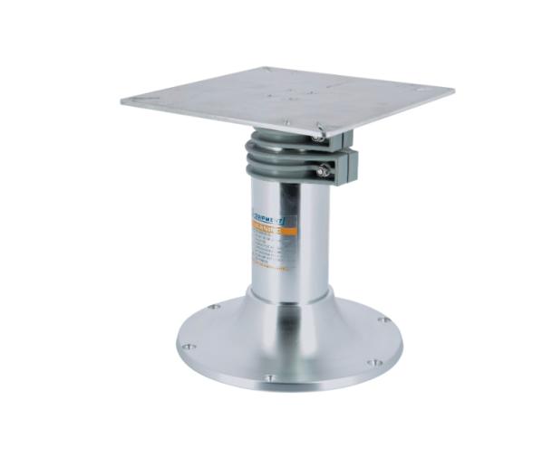 Vetus Pedestal de Mesa, Anodizado y Pulido con Resorte de Gas