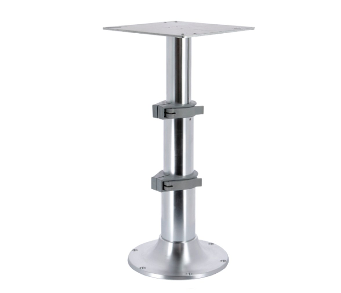 Vetus Pedestal de Mesa, Anodizado y Pulido con Resorte de Gas