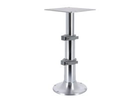 Table Foot, Anodized and Polished with Gas Spring