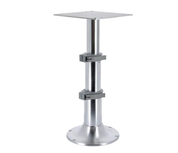 Vetus Pedestal de Mesa, Anodizado y Pulido con Resorte de Gas