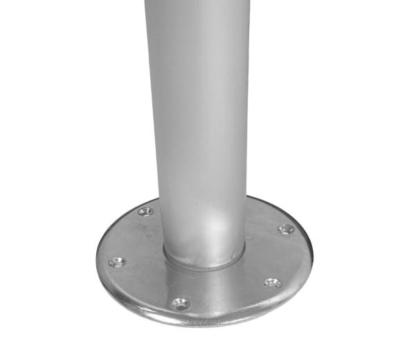 Trem Pie de Mesa de Aluminio Anodizado