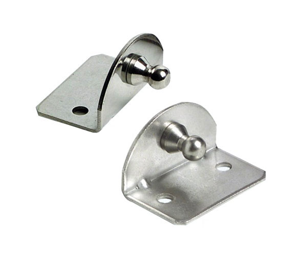 Fastening Flat Plates 90 Degrees Version with Ball Pin