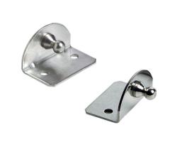 Placa 90 Grados con Bola Soporte Amortiguadores 10 mm