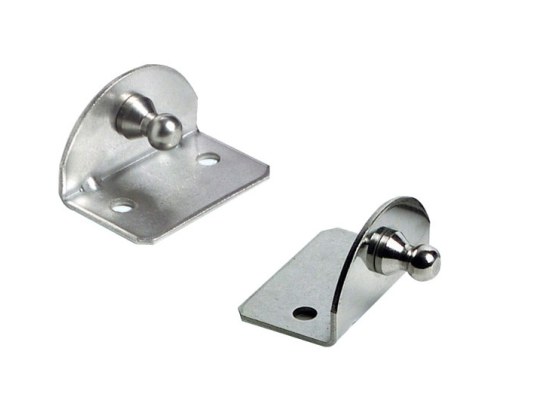 Fastening Flat Plates 90 Degrees Version with10 mm Ball Pin