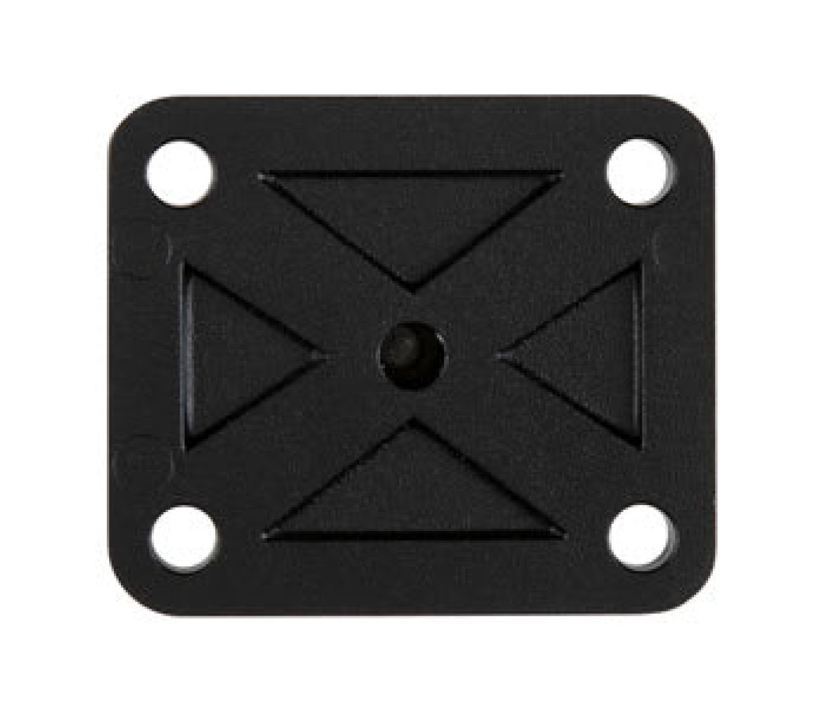 Placa base rectangular de 1"