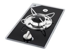 Placa de Gas con Quemador Pyroceram 1 Fuego 365 x 195 mm