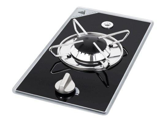 Gas Hob with Pyroceram 1 Burner  365 x 195 mm