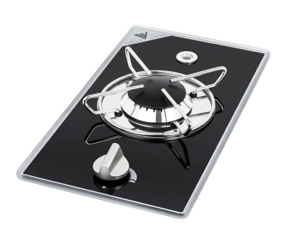 Placa de Gas con Quemador Pyroceram 1 Fuego 365 x 195 mm