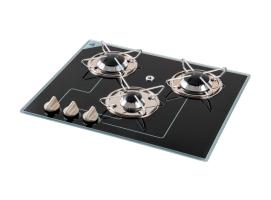 Placa de Gas con Quemador Pyroceram 3 Fuegos 505 x 410 mm