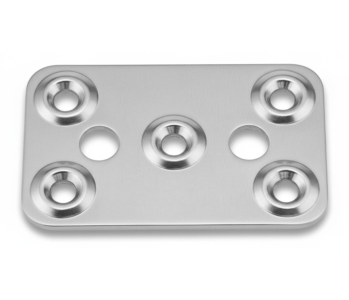 Placa fija de acero inoxidable AISI 316